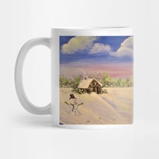 Christmas scene Mug